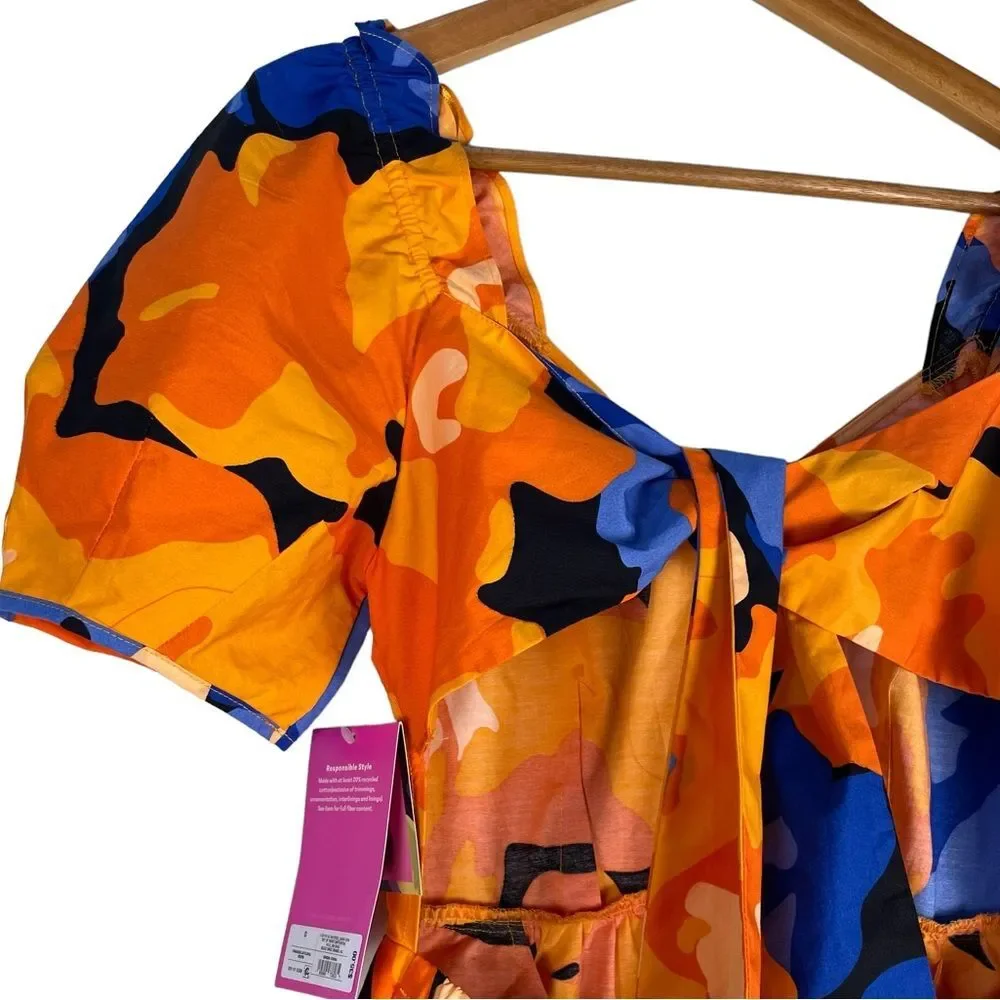 Tabitah Brown Target Floral Print Midi Dress Size 0 New with Tags‎